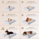 Fluffy Dog Crate Bed — Plush Extra Large Dog Pillow