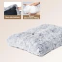 Fluffy Dog Crate Bed — Plush Extra Large Dog Pillow