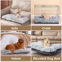 Fluffy Dog Crate Bed — Plush Extra Large Dog Pillow