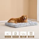 Fluffy Dog Crate Bed — Plush Extra Large Dog Pillow