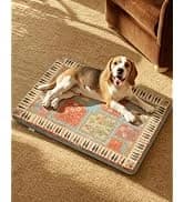 Washable Dog Bed Mat Medium Size Fluffy Pet Crate Pad — 36x23 — collection imagery
