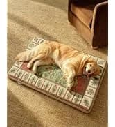 Washable Dog Bed Mat Medium Size Fluffy Pet Crate Pad — 36x23 — collection imagery