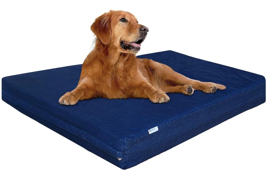 Extra Large Orthopedic Memory Foam Dog Bed for Large Dogs with Durable Waterproof Internal Case