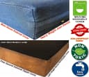 Extra Large Orthopedic Memory Foam Dog Bed for Large Dogs with Durable Waterproof Internal Case