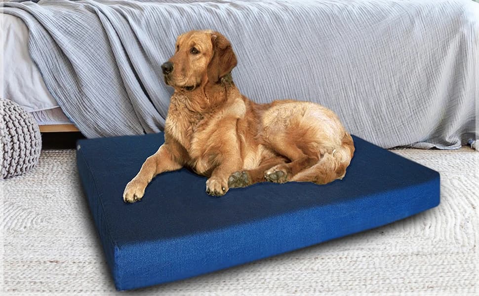 Extra Large Orthopedic Memory Foam Dog Bed for Large Dogs with Durable Waterproof Internal Case — product details