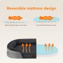 Orthopedic Waterproof Medium Dog Bed Sofa — Gel Memory Foam