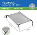 Original Elevated Dog Bed - Breathable Off-The-Ground Pet Bed with Cooling Fabric