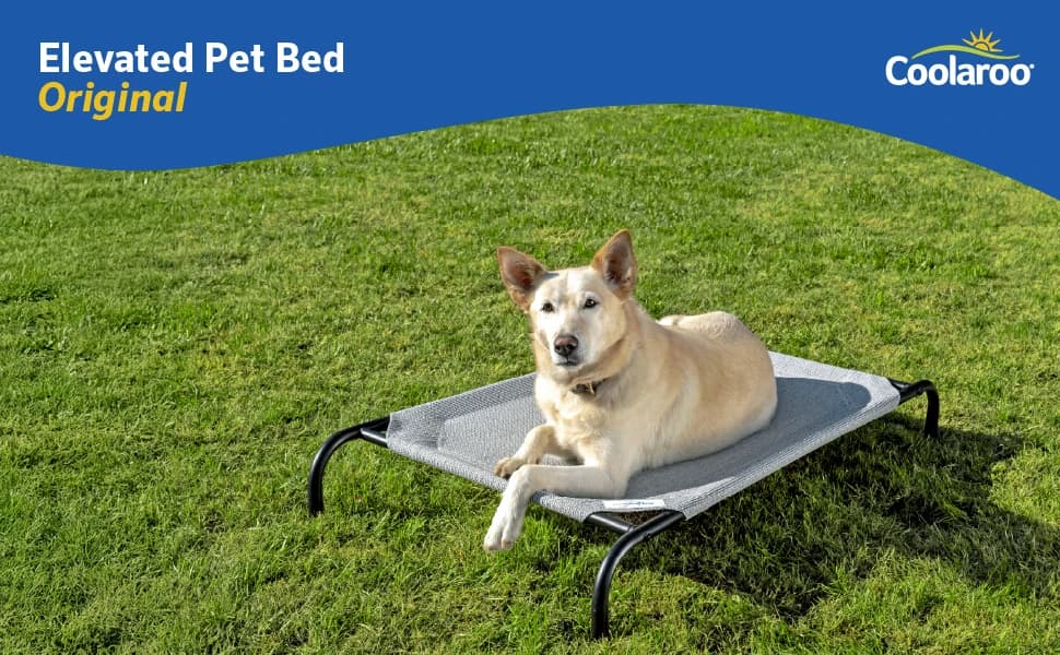 Original Elevated Dog Bed - Breathable Off-The-Ground Pet Bed with Cooling Fabric — Elevated Pet Bed Original