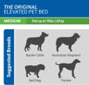 Original Elevated Dog Bed - Breathable Off-The-Ground Pet Bed with Cooling Fabric