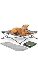 Original Elevated Dog Bed - Breathable Off-The-Ground Pet Bed with Cooling Fabric — product details
