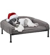 Outdoor Elevated Dog Bed with Waterproof Bolster Cushion — collection imagery