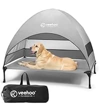 Outdoor Elevated Dog Bed with Waterproof Bolster Cushion — collection imagery