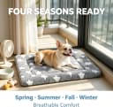 Dog Bed Mat – Soft and Comfortable Dog Kennel Pad for Crate – Durable Crate Bed & Mat for Dogs & Cats – Ideal