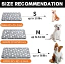 Dog Bed Mat – Soft and Comfortable Dog Kennel Pad for Crate – Durable Crate Bed & Mat for Dogs & Cats – Ideal