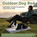 Outdoor Dog Crate Pad Bed — Reversible Waterproof Wipeable Kennel Mat