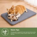 Outdoor Dog Crate Pad Bed — Reversible Waterproof Wipeable Kennel Mat
