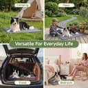 Outdoor Dog Crate Pad Bed — Reversible Waterproof Wipeable Kennel Mat