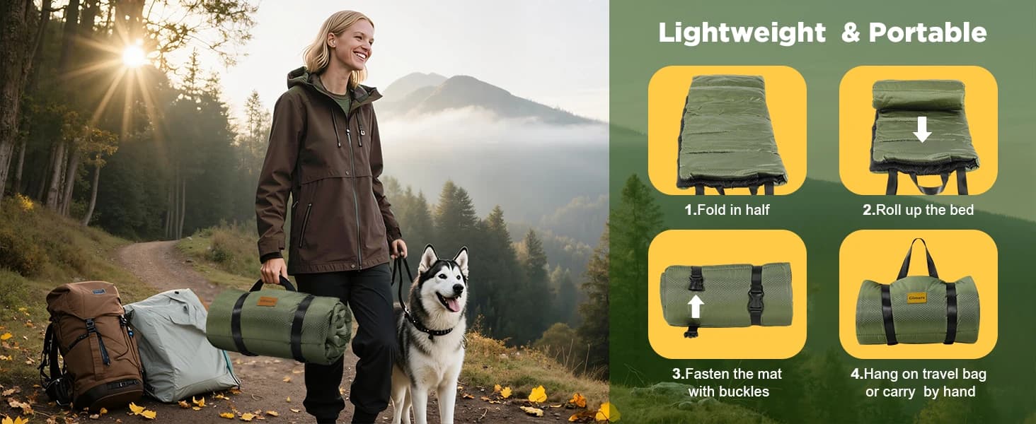Upgraded Thickened XL Outdoor Dog Bed with Waterproof Film — product details