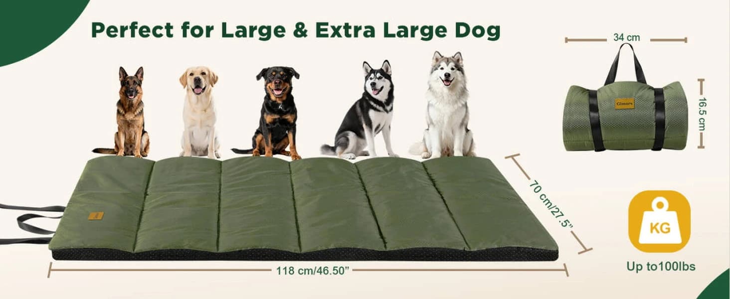 Upgraded Thickened XL Outdoor Dog Bed with Waterproof Film — product details