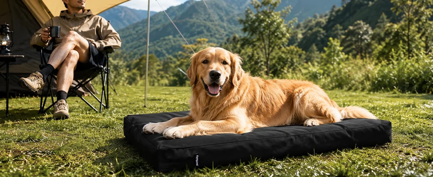 Waterproof Dog Bed Cover Replacement Washable — Zipper Closure — collection imagery