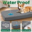 Waterproof Dog Bed Cover Replacement — Fitted Sheet Washable
