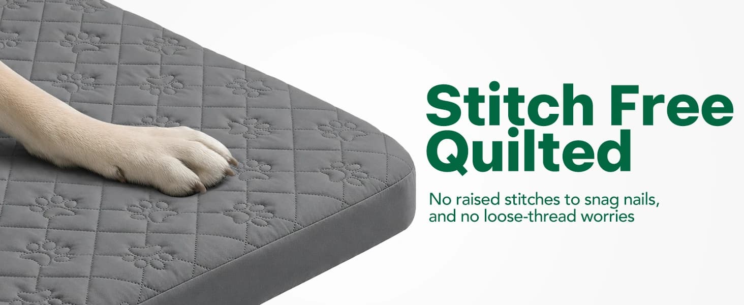 Waterproof Dog Bed Cover Replacement — Fitted Sheet Washable — product details