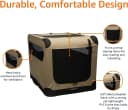Portable Folding Soft Dog Crate — Double Door