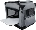 3-Door Soft Dog Crate with Bed and Carrying Bag (2-Year Warranty)