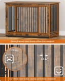 38" Dog Crate Furniture — Heavy-Duty Dog Kennel Side End Table