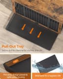 38" Dog Crate Furniture — Heavy-Duty Dog Kennel Side End Table