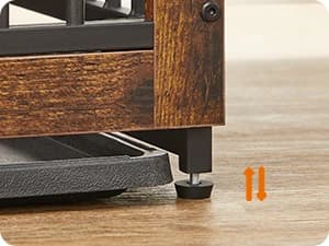38" Dog Crate Furniture — Heavy-Duty Dog Kennel Side End Table — No Stuck Paws!