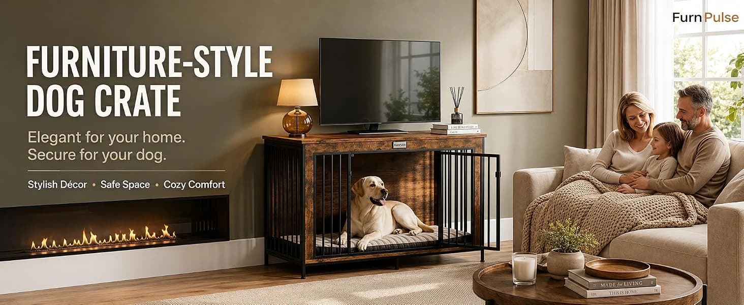 48" XL Dog Crate Furniture for Medium and Large Dogs โ product details