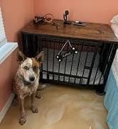 Foldable Dog Crate Furniture for Large Dogs — Rustic Brown (DC108) — collection imagery