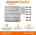 Foldable Octagonal Metal Exercise Pen for Dogs — Indoor/Outdoor