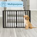 Pet Gate - 4-Panel Indoor Foldable Dog Fence for Stairs