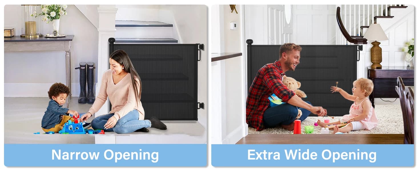 Retractable Baby Gates for Stairs and Doorways — Difference with Traditional Baby Gate