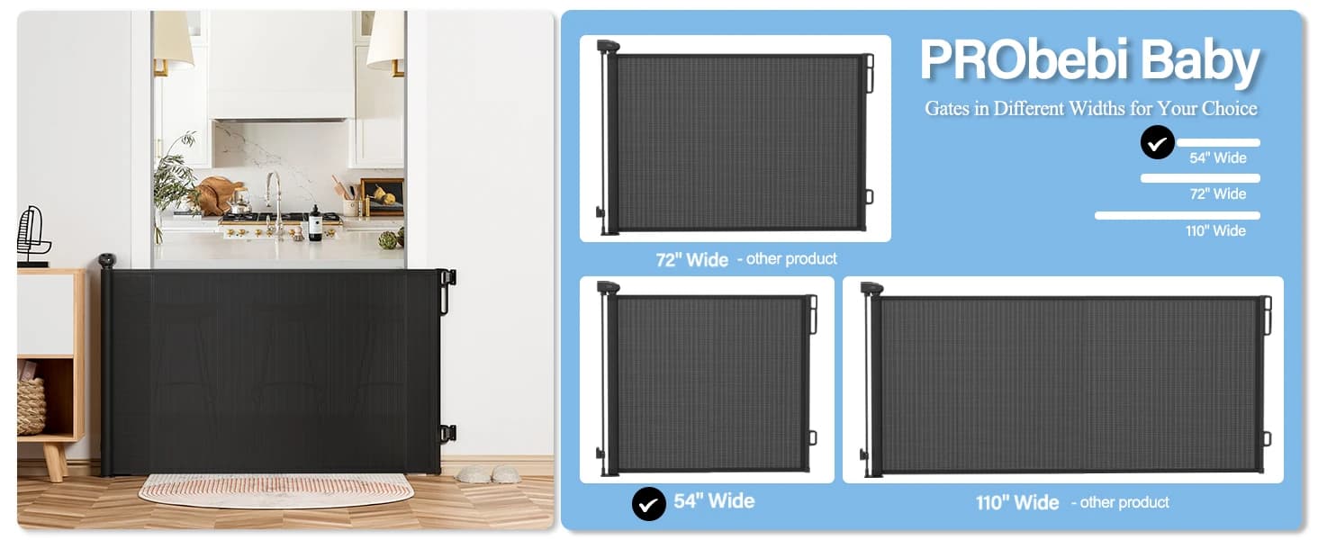 Retractable Baby Gates for Stairs and Doorways — Different Choice for Your Needs