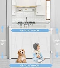 Retractable Baby Gates for Stairs and Doorways — collection imagery