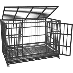 48 inch Heavy Duty Indestructible and Escape-Proof Dog Crate Cage Kennel for Large Dogs — collection imagery