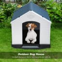 Dog House | 28" L x 26" W x 28" H | Blue