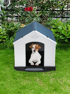 Dog House | 28" L x 26" W x 28" H | Blue — Specifications