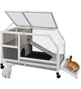 55" Extra XL Wooden Outdoor Dog House with Iron Frame for Large Dogs — collection imagery