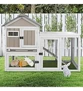 55" Extra XL Wooden Outdoor Dog House with Iron Frame for Large Dogs — collection imagery
