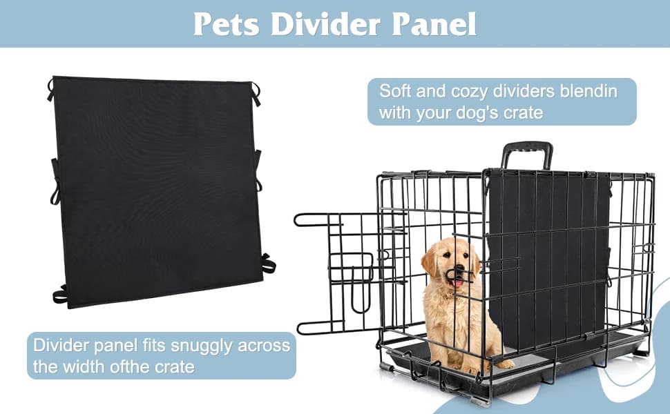 Soft Dog Crate Divider Panel — (Divider Only — product details