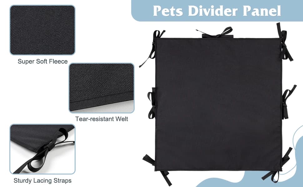 Soft Dog Crate Divider Panel — (Divider Only — product details