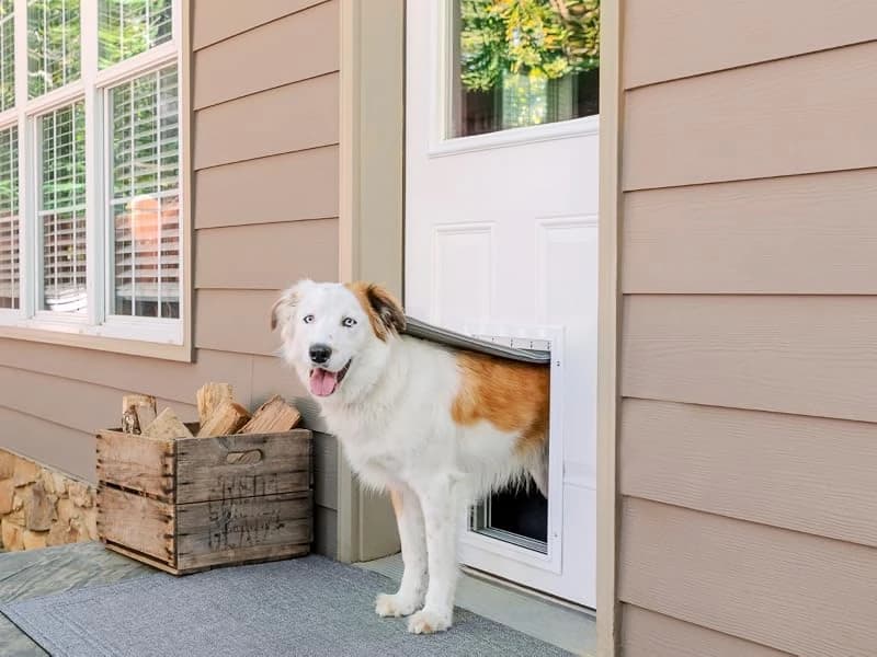 Extreme Weather Aluminum Dog Door — 3-Flap Insulated — Maximum protection in extreme climates