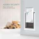 Pet Door for Wall,3-Flap — Steel Frame and Telescoping Tunnel