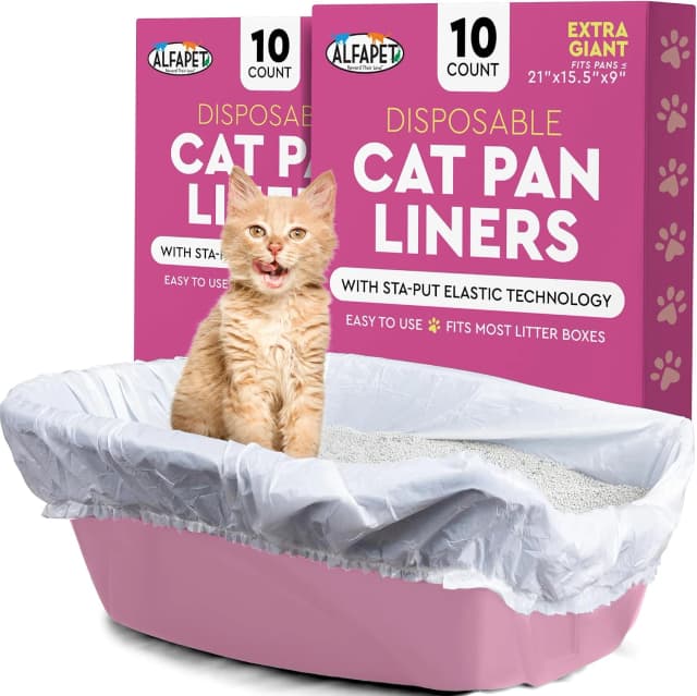 Cat litter box liners — Elastic bags liners