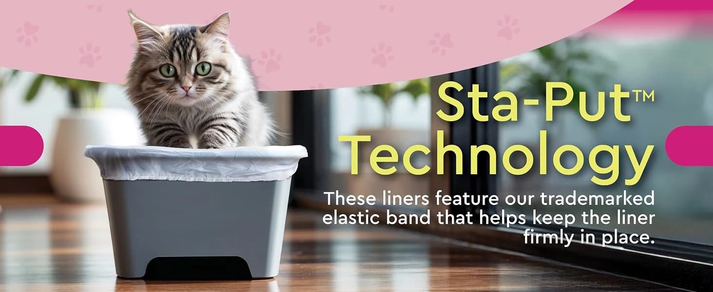 Cat litter box liners — Elastic bags liners — product details