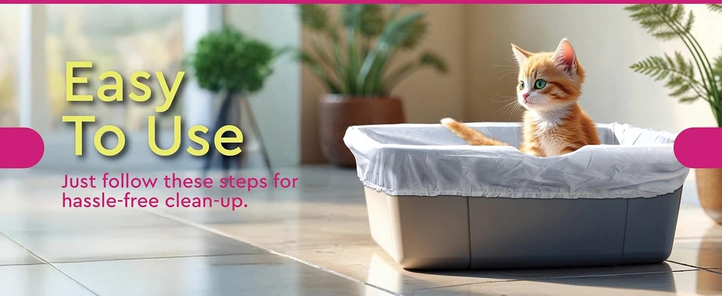 Cat litter box liners — Elastic bags liners — product details